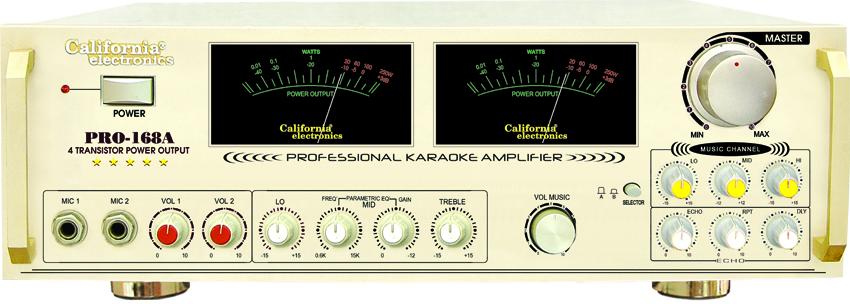 amply karaoke clifornia 168A